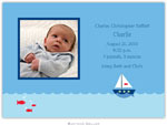 Boatman Geller - Sailboat Photo Birth Announcements & Invitations