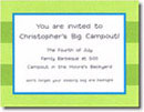 Boatman Geller - Green Rugby Birth Announcements/Invitations