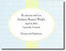 Boatman Geller - Blue & Light Green Mosaic Birth Announcements