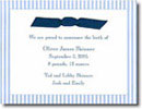 Boatman Geller - Blue Seersucker Birth Announcements/Invitations