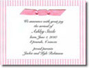 Boatman Geller - Pink Seersucker Birth Announcements/Invitations