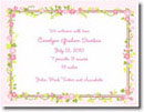 Boatman Geller - Floral Border Birth Announcements/Invitations