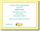 Boatman Geller - Orange Birth Announcements/Invitations