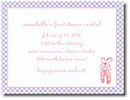 Boatman Geller - Ballet Shoes Birth Announcements/Invitations