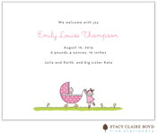Stacy Claire Boyd Birth Announcement - Proud Sister 1