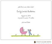 Stacy Claire Boyd Birth Announcement - Proud Sister 2