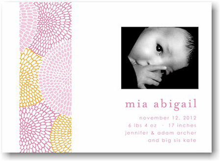 Stacy Claire Boyd Birth Announcement - Baby Blooms (Digital Photo) Stacy Claire Boyd Birth Announcement - Baby Blooms (Digital Photo)