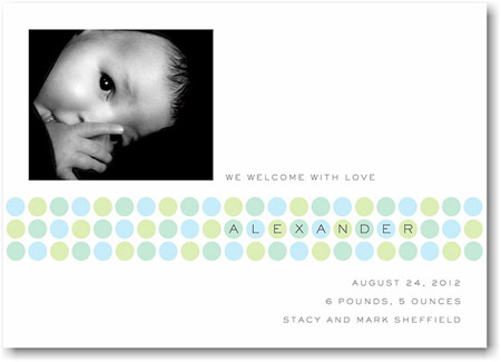 Stacy Claire Boyd Birth Announcement - His Baby Beads (Digital Photo) Stacy Claire Boyd Birth Announcement - His Baby Beads (Digital Photo)