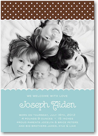 Stacy Claire Boyd Birth Announcement - Blue Truffle (Digital Photo) Stacy Claire Boyd Birth Announcement - Blue Truffle (Digital Photo)