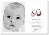 Stacy Claire Boyd Birth Announcement - One Two Button My Shoe (Digital Photo)