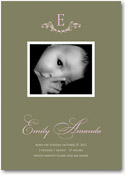 Stacy Claire Boyd Birth Announcement - Elegant Baby Pink (Digital Photo)