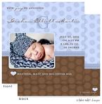 Take Note Designs Digital Photo Birth Announcements - Graham Elliott