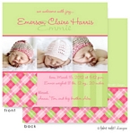 Take Note Designs Digital Photo Birth Announcements - Emerson Claire