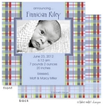 Take Note Designs Digital Photo Birth Announcements - Finnigan Riley