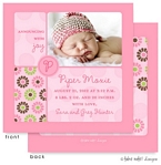 Take Note Designs Digital Photo Birth Announcements - Piper Moxie