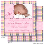Take Note Designs Digital Photo Birth Announcements - Moxie Harper