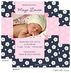 Take Note Designs Digital Photo Birth Announcements - Maya Louise