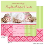 Take Note Designs Digital Photo Birth Announcements - Sophia Claire