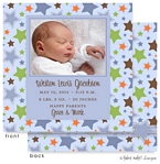 Take Note Designs Digital Photo Birth Announcements - Weston Lewis