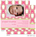 Take Note Designs Digital Photo Birth Announcements - Everly Harper