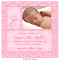 Take Note Designs Digital Photo Birth Announcements - Emma Mae