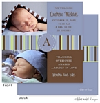 Take Note Designs Digital Photo Birth Announcements - Andrew Michael