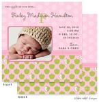 Take Note Designs Digital Photo Birth Announcements - Finley Madison