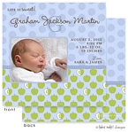 Take Note Designs Digital Photo Birth Announcements - Graham Jackson Apples