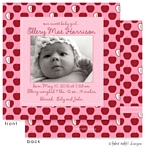 Take Note Designs Digital Photo Birth Announcements - Ellery Mae Apples