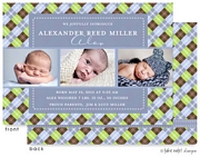 Take Note Designs Digital Photo Birth Announcements - Alexander Reed