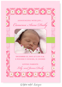 Take Note Designs Digital Photo Birth Announcements - Cameron Anne