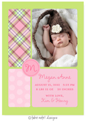 Take Note Designs Digital Photo Birth Announcements - Megan Anne