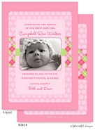 Take Note Designs Digital Photo Birth Announcements - Campbell Rae