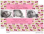 Take Note Designs Digital Photo Birth Announcements - Nevah Louise