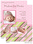 Take Note Designs Digital Photo Birth Announcements - Madison Eve