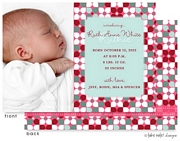 Take Note Designs Digital Photo Birth Announcements - Ruth Anne