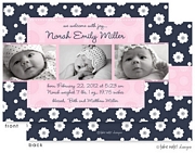 Take Note Designs Digital Photo Birth Announcements - Norah Emily