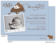 Take Note Designs Digital Photo Birth Announcements - Brian Ellis