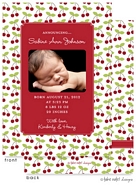 Take Note Designs Digital Photo Birth Announcements - Sabine Ann
