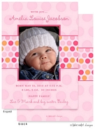 Take Note Designs Digital Photo Birth Announcements - Amelia Louise