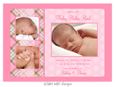 Take Note Designs Digital Photo Birth Announcements - Finley Parker