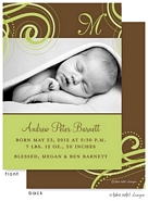 Take Note Designs Digital Photo Birth Announcements - Andrew Peter