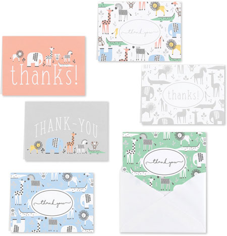 Baby Animals Thank You Set by Masterpiece Studios