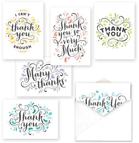Simply Shapes Thank You Set by Masterpiece Studios