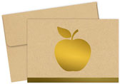 Golden Apple (Gold Foil) Stationery/Thank You Notes by Great Papers