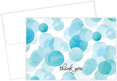 Watercolor Dots Stationery/Thank You Notes by Great Papers