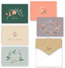 Soft Springs Floral Note Card Set by Masterpiece Studios