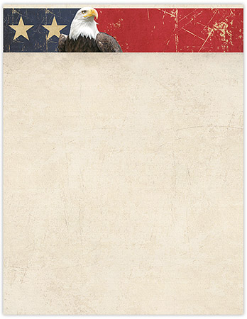 Imprintable 8 1/2" x 11" Blank Stock - American Eagle Letterhead by Great Papers Imprintable 8 1/2" x 11" Blank Stock - American Eagle Letterhead by Great Papers