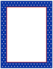 Imprintable 8 1/2" x 11" Blank Stock - American Stars Letterhead by Great Papers