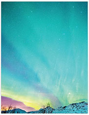 Imprintable 8 1/2" x 11" Blank Stock - Northern Sky Lights Letterhead by Great Papers